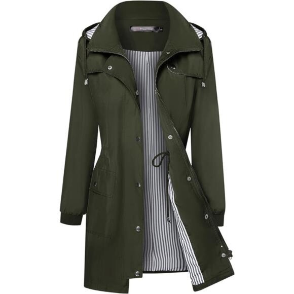 Jackets & Blazers - Rain Jacket Women Lightweight Raincoat Waterproof Windbreaker